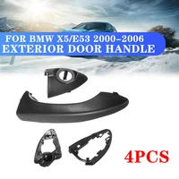 car front left driving side lhd outside exterior door handles black for bmw x5e53 2000 2006 51218243617