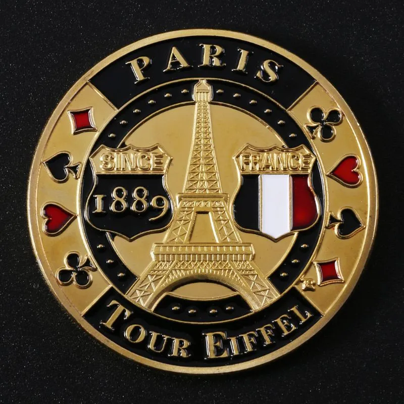 Лидер продаж защита для покерных карт металлическая монета с пластиковым