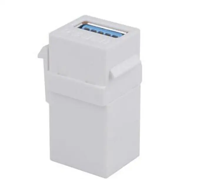 2 PACK USB 3 0 Keystone Jack Female Coupler Insert Snap in Разъем гнездо адаптера порт для панели розетки