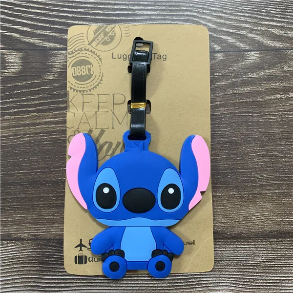 see chart IVYYE Stitch Eeyore аниме аксессуары для путешествий багажная бирка на чемодан ID адрес портативный держатель тегов багажная этикетка Новинка - Цвет: see chart