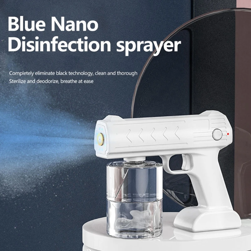 

Fogger Sprayer Machine Nano Sprayer Machine Disinfection Blue Ray Nano Steam Sprayer, Disinfection Hair Household 500ML