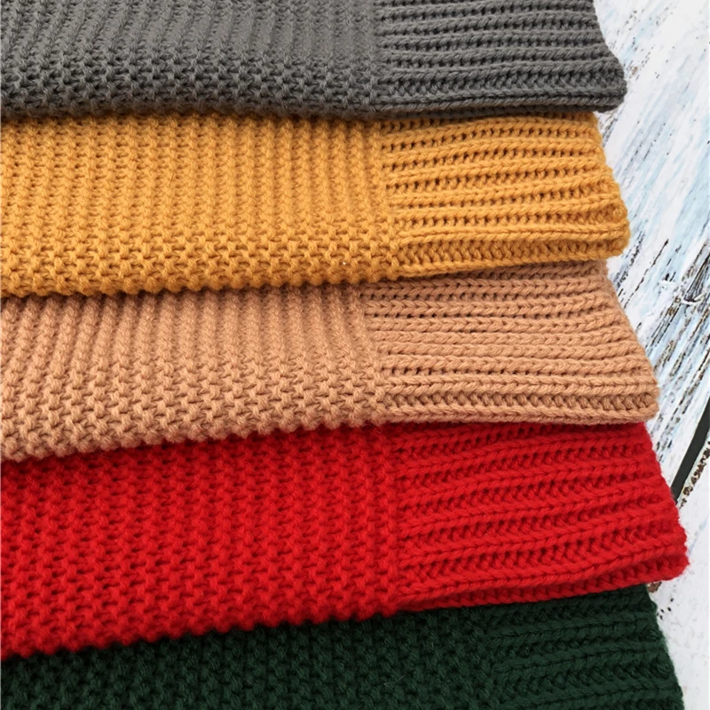 

Ladies Casual Loose Autumn Winter Turtleneck Sweater Women Solid Knitted Sweaters Warm Long Sleeve Pullover Women Sweater Female