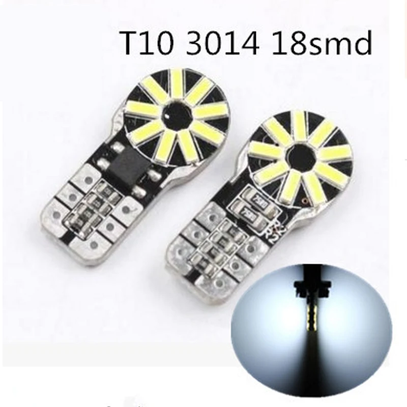 Светодиодный светильник T10 Canbus 18 Smd 3014 без ошибок OBC 194 168 W5W 18smd светодиодный для