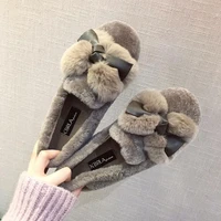lok fu shoes women winter hot selling moccasin shoes 2021 cotton shoes women plush shoes women new wear resistant non slip shoes