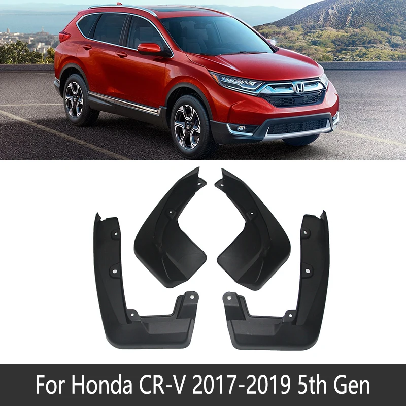 2017-2019 5th Gen Брызговик для Honda CR-V 2007~ CR V CRV Fender брызговик закрылки аксессуары для брызговиков 2008 2009 2010 2012 - Название цвета: 2017-2019 5th Gen