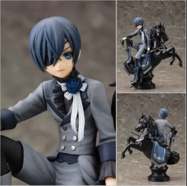 

Anime wholesale Kuroshitsuji Master Charles Horseback Riding Figure Model Decoration