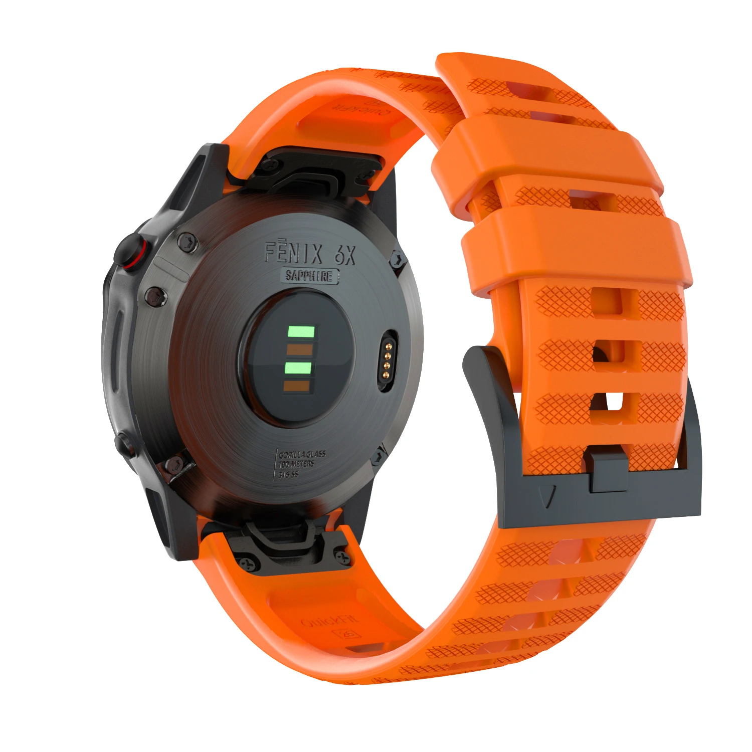 26 мм силиконовый ремешок для смарт часов Garmin Fenix 6X Pro Смарт часы с заменой ремешка