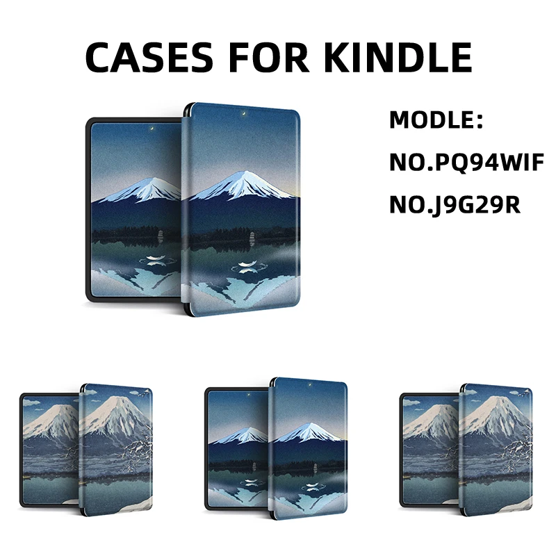 

Mount Fuji Sleeve for Fundas All New Kindle 658 Cover Smart Case for KPW4 Kindle Paper White 4 2018 2019 Kindle 10th Generation