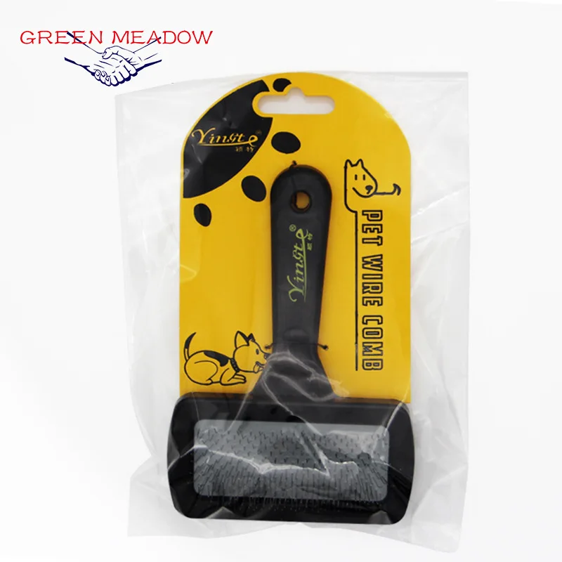 

Pet supplies pet comb dog cat beauty fluffy styling to float hair stainless steel needle rake