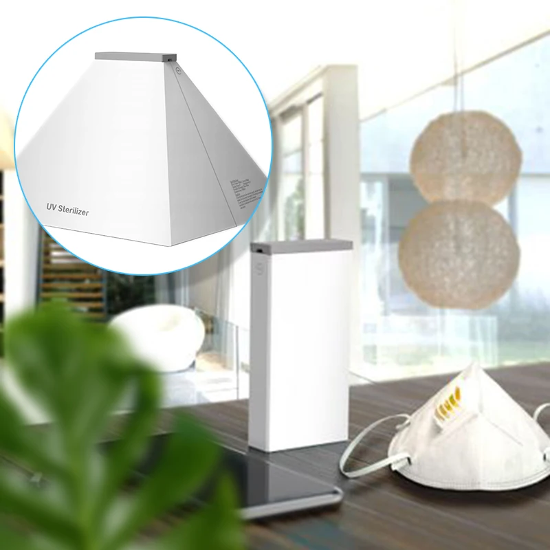 

5V Led Light Phone Box Jewelry Phones Cleaner USB Disinfection Cabinet Esterilizador for Mask