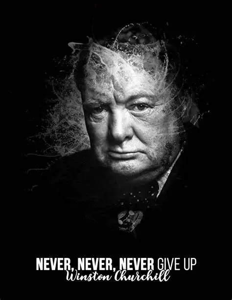 12 Стиль выбрать Черчилля вдохновляющие мотивирующие цитаты искусства пленки