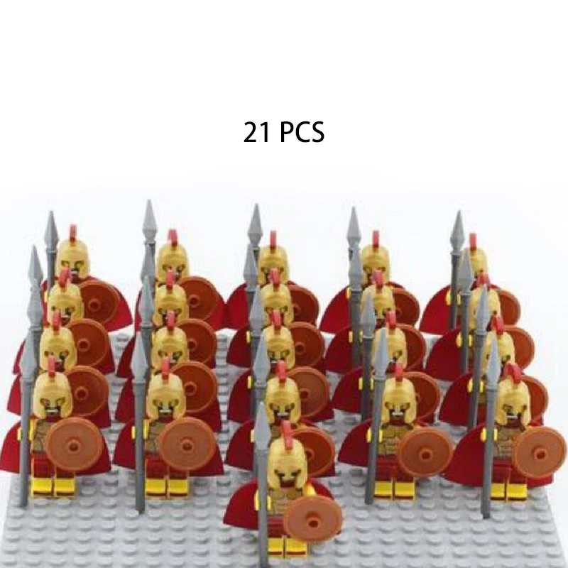 21P пластиковый военные римские маленький солдат игрушечная Статуэтка