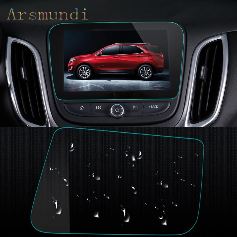 Для Chevrolet Equinox 2017 2020 8 дюймов автомобиля HD GPS навигации Экран Сталь защитная пленка