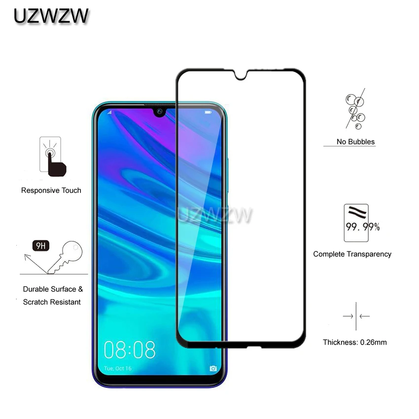 Закаленное стекло для Huawei Psmart 2019 (6 21 дюйма) Полное Покрытие 2.5D защита экрана
