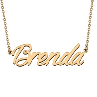 brenda custom name necklace customized pendant choker personalized jewelry gift for women girls friend christmas present
