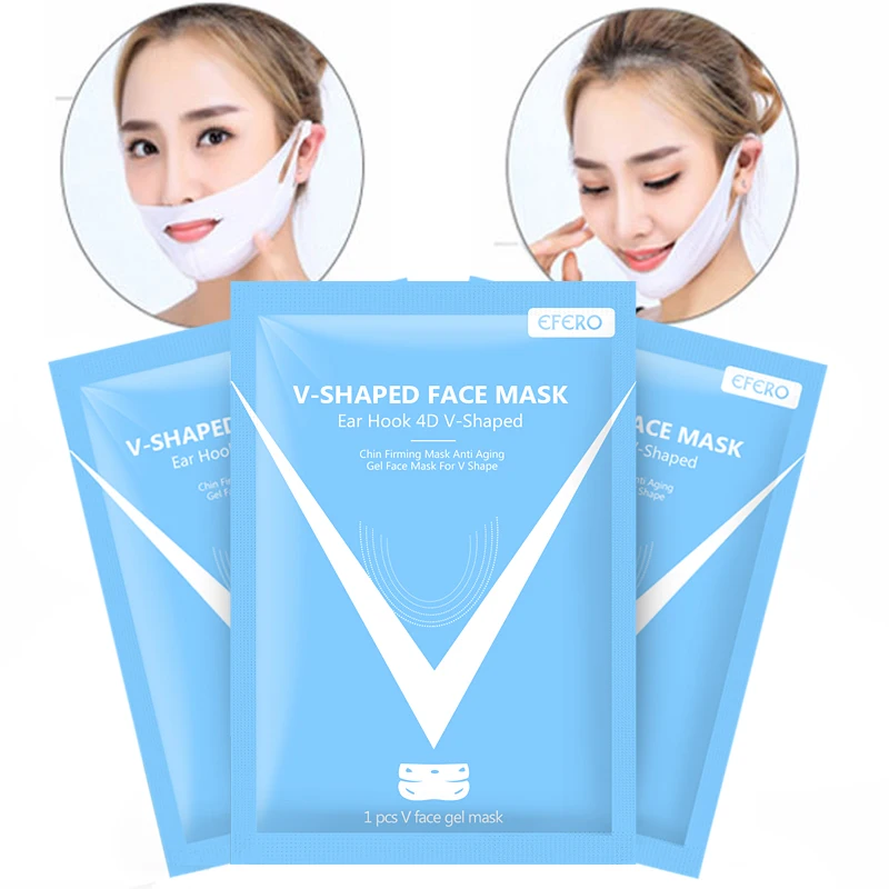 

4-30PCS Lifting V-shaped Gel Mask Lifting Ear Lifting Tightening Double Chin Slimming Face Mask Lifting Tool Face Skin Care