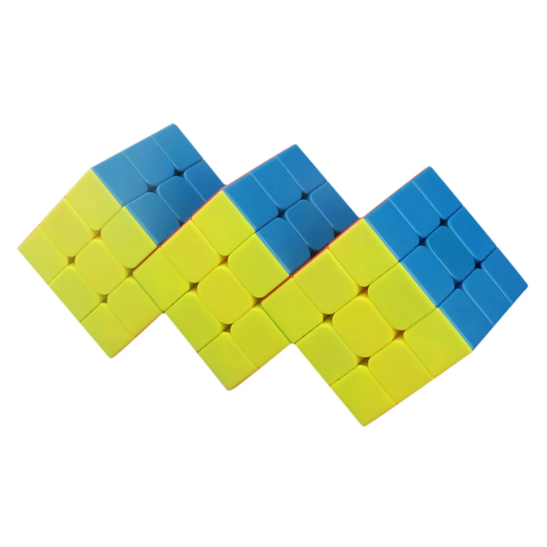 Кубик твист тройной 3x3 Соединенные волшебный кубик головоломка игра игрушки 2020