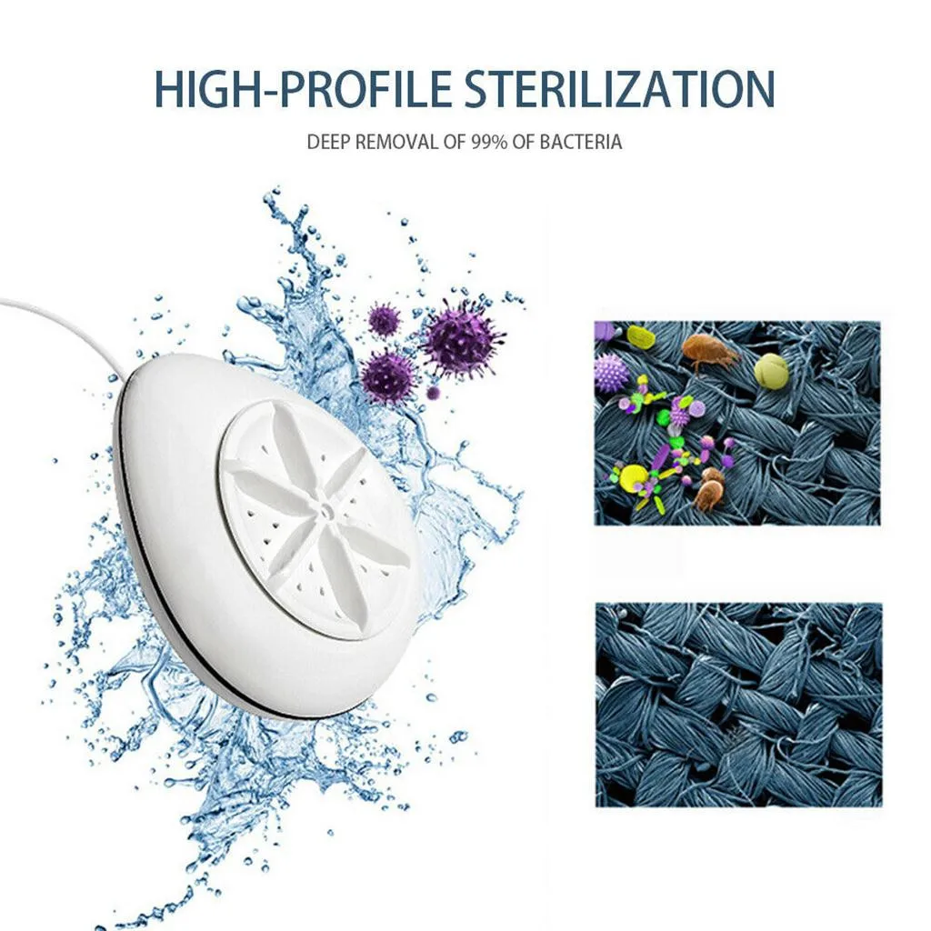 

Mini Washing Machine Portable Turbine Sterilization Removes Dirt Washer Christmas Dishwasher travel goods Home Decoration