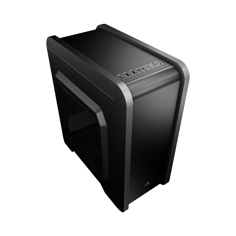 Корпус MiniTower AeroCool Qs-240 mATX Window USB 3.0 черный без БП | Компьютеры и офис