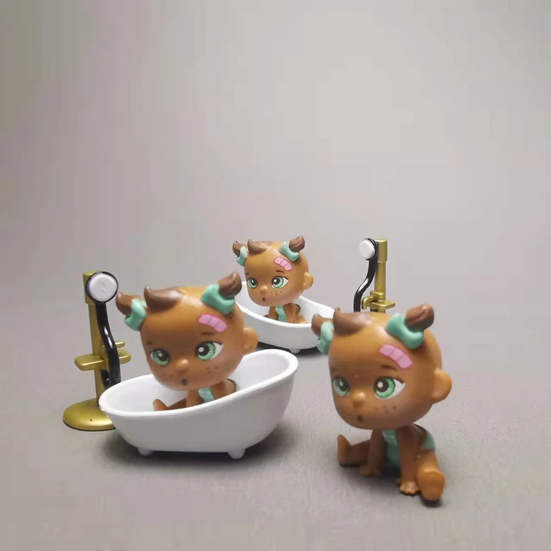 10 шт. Детская/миниатюрная Ванна для душа/Милая/Сказочный Садовый