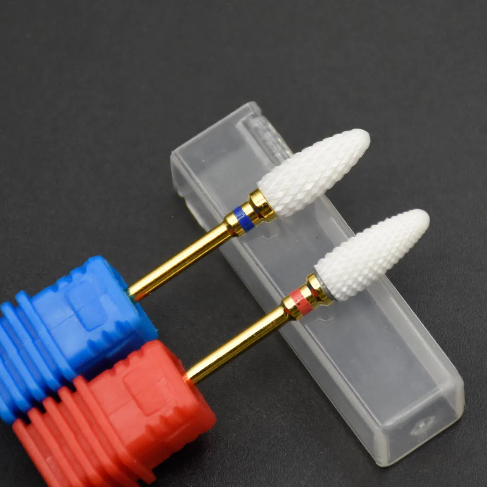 11 Тип горячие керамические сверла для ногтей 2/32 ''резак Маникюр дрель