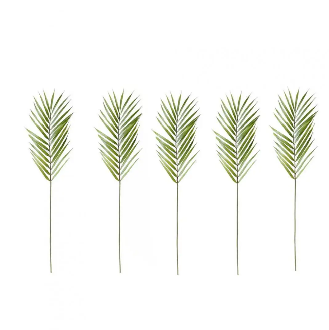 5 шт искусственные листья тропической пальмы похожая на настоящую моделирование