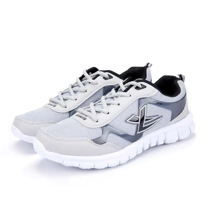 Кроссовки мужские сетчатые на шнуровке Вулканизированная подошва легкие