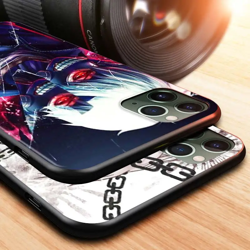 

Anime Tokyo Ghoul Japan For Apple iPhone 12 Pro Max Mini 11 Pro XS Max X XR 6S 6 7 8 Plus 5S SE2020 Black Phone Case