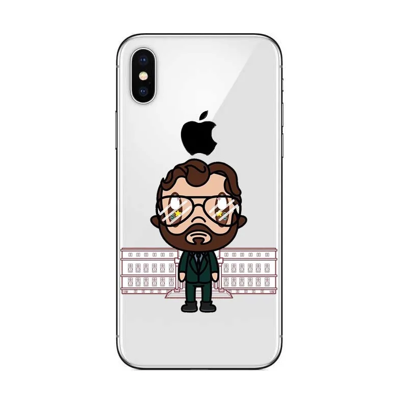 TPU Для iPhone X Fundas для iPhone 5 5S SE 6 6S 7 8 Plus ТВ серии деньги Heist дом бумажная упаковка крутая мультяшная задняя крышка - Цвет: TPU