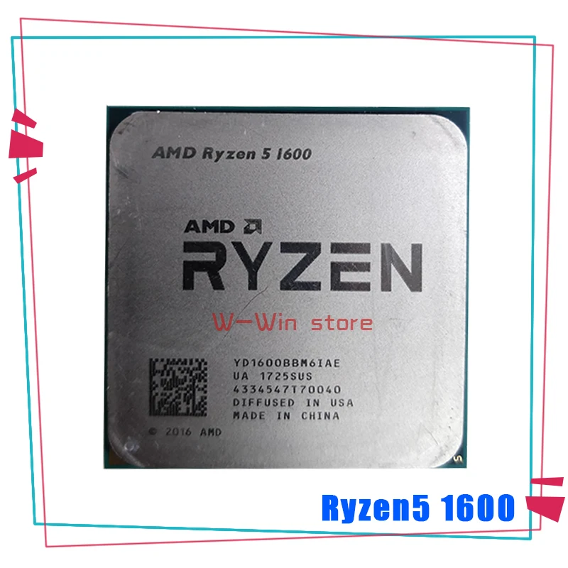

Процессор AMD Ryzen 5 1600 R5 1600 R5 PRO 1600 3,2 ГГц шестиядерный двенадцати потоков 65 Вт Процессор YD1600BBM6IAE YD160BBBM6IAE разъем AM4