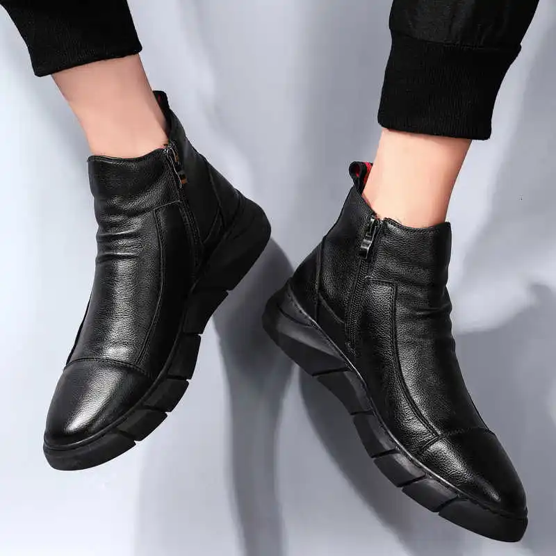 Dream Footwear Industry The Explosion Cotton-padded Shoes High Help Martin |