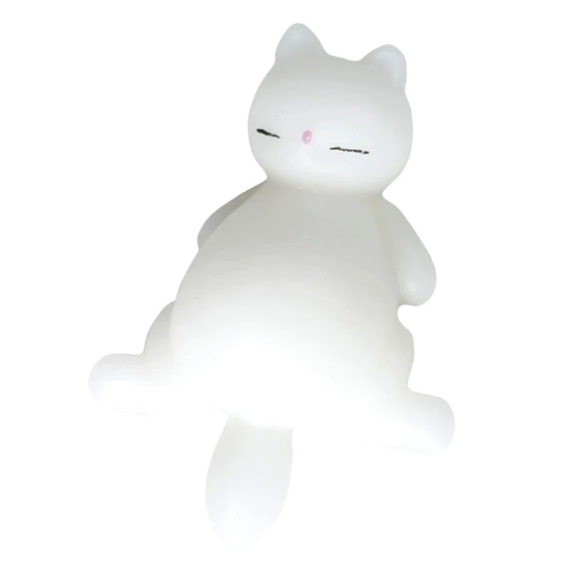 Juguete de gato blando 50LE para ni&ntilde;os, juguetes de descompresi&oacute;n de ventilaci&oacute;n, herramientas de ejercicio de la mano, estr&eacute;s contra la ansiedad, alivio, juguete hinchable-2
