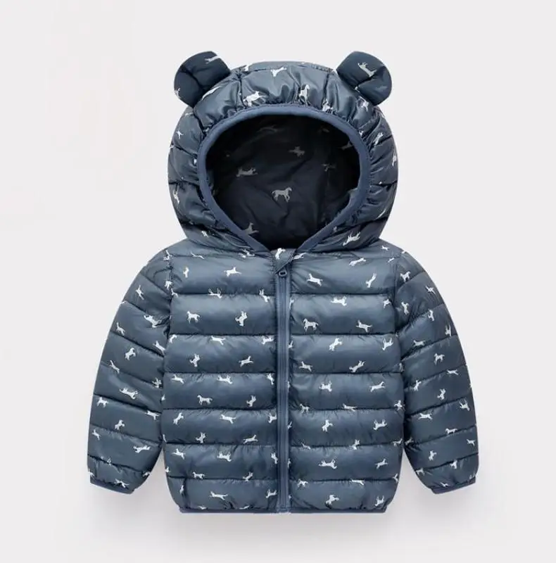 New Baby Snowsuit Snow Wear Winter Cotton Jacket Winter Baby Kids Clothes Hooded Infant Parka Winter For Baby Winter Clothes - Цвет: B3