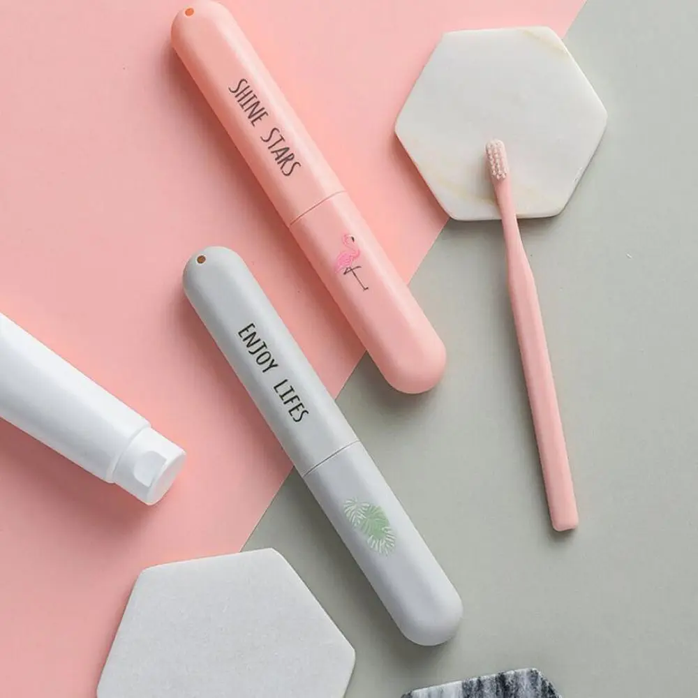 1 шт. портативный держатель для зубных щёток с мультяшным рисунком Для