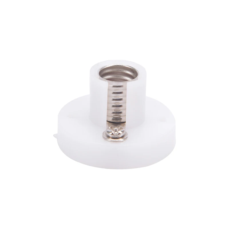 

White E10 Screw Holder DIY Teaching Experiment Flat Lamp Bases Student Physics Electric Beads Electrical Testing Parts