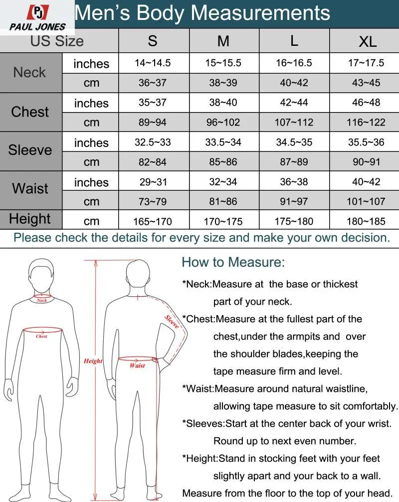 Мужская приталенная атласная рубашка PAUL JONES Однотонная с длинным рукавом