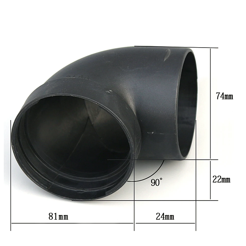 

Plastic Air Ducting Pipe Elbow Outlet Connector Air Parking Heater Accessories For Dometic Eberspacher For Diesel Heater