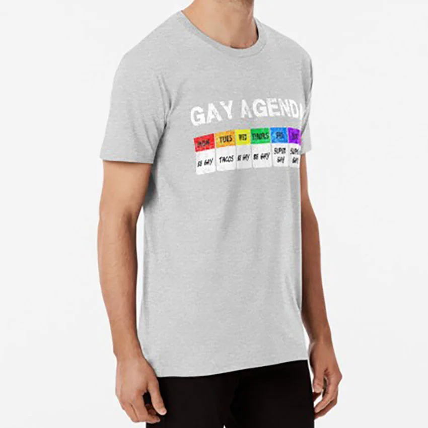 Футболка Gay agenda футболка gay week super | Мужская одежда
