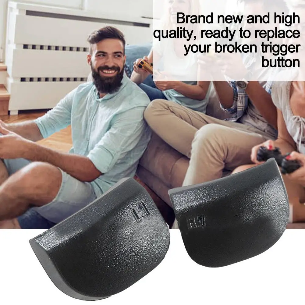 

1Pair L1/R1 L2/R2 Replacement Button Trigger Button Repair Suitable Replacement Parts DualSense Parts For PS5 Controller Z2E7