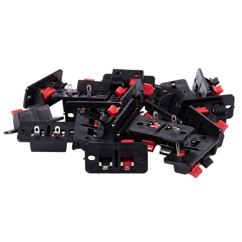 20 шт 2 способ стерео динамик пластина Клеммная полоса нажимной соединитель блок |