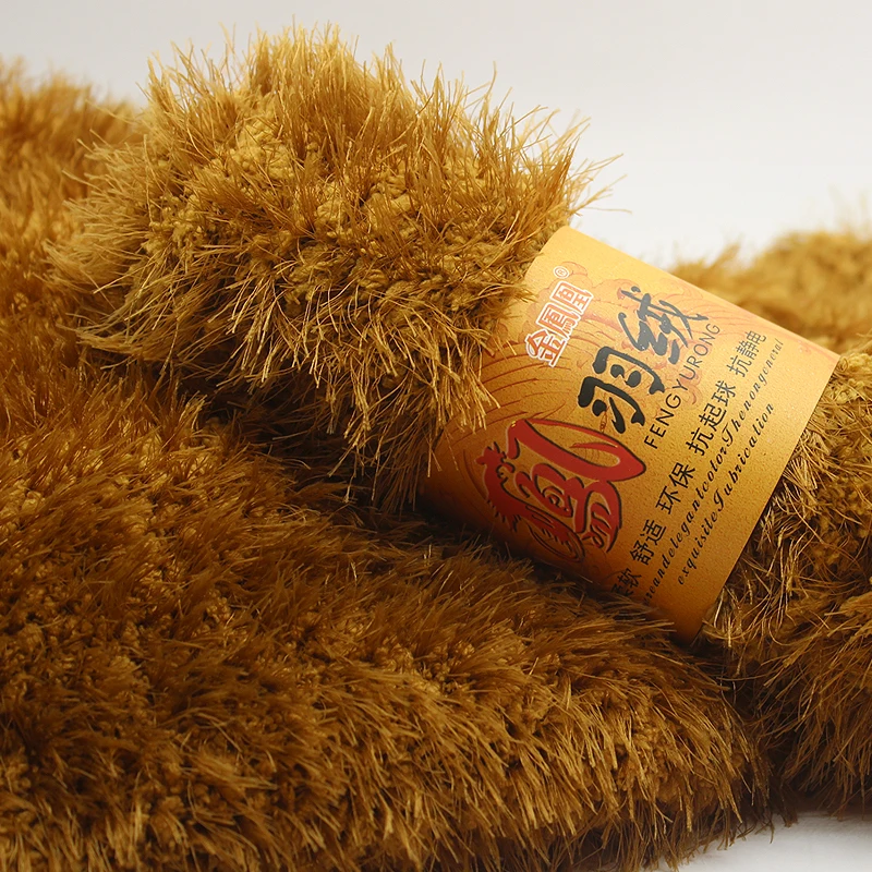 100 г/лот норковая пряжа вязаный мех шерсть акрил кроше нить длинный плюш для DIY