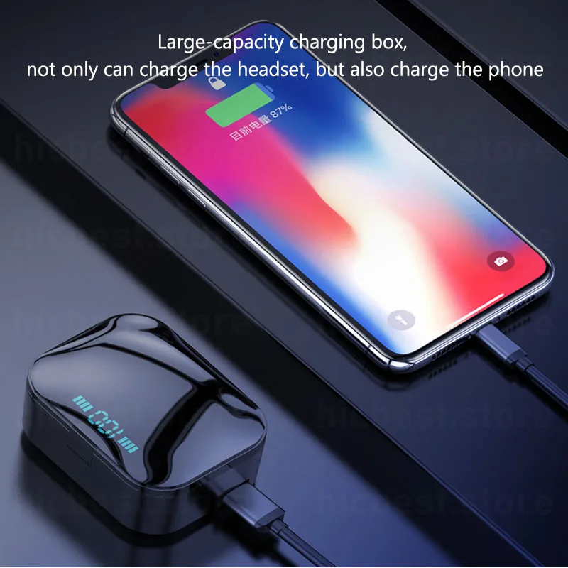 Touch Control TWS Wireless Earphones Blutooth 5.0 True Stereo Earphone With Mic Mini HIFI Wirless Earbuds Sport Earbud | Электроника