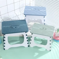 folding stool portable outdoor foldable bench mini seat plastic small chair fishing camping household bathroom chair for child