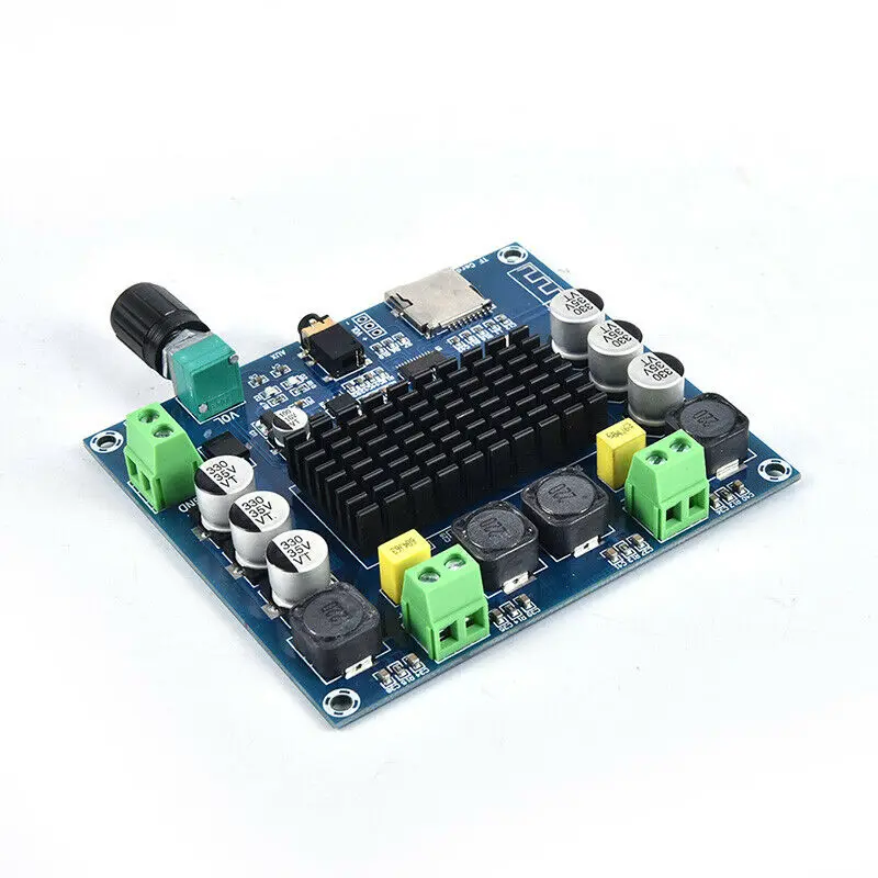 Плата цифрового усилителя TDA7498 bluetooth TF 2*100 Вт 2 0 каналов стерео аудио модуль для