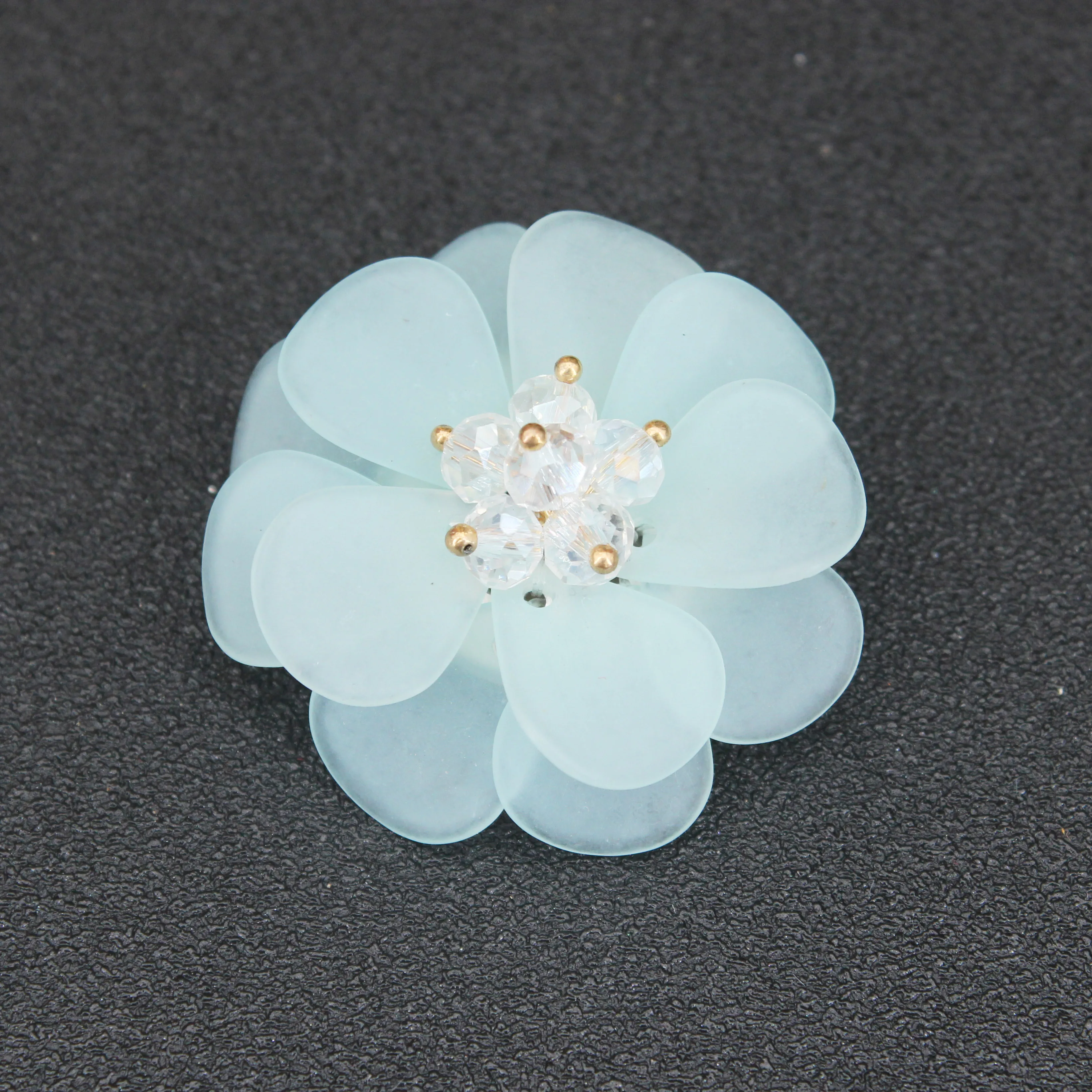 Очаровательная брошь в виде цветка булавка бусин с кристаллами для корсета