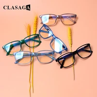 clasaga prescription reading glasses spring hinge blue light blocking men and women computer reader eyeglasses diopter 0 400