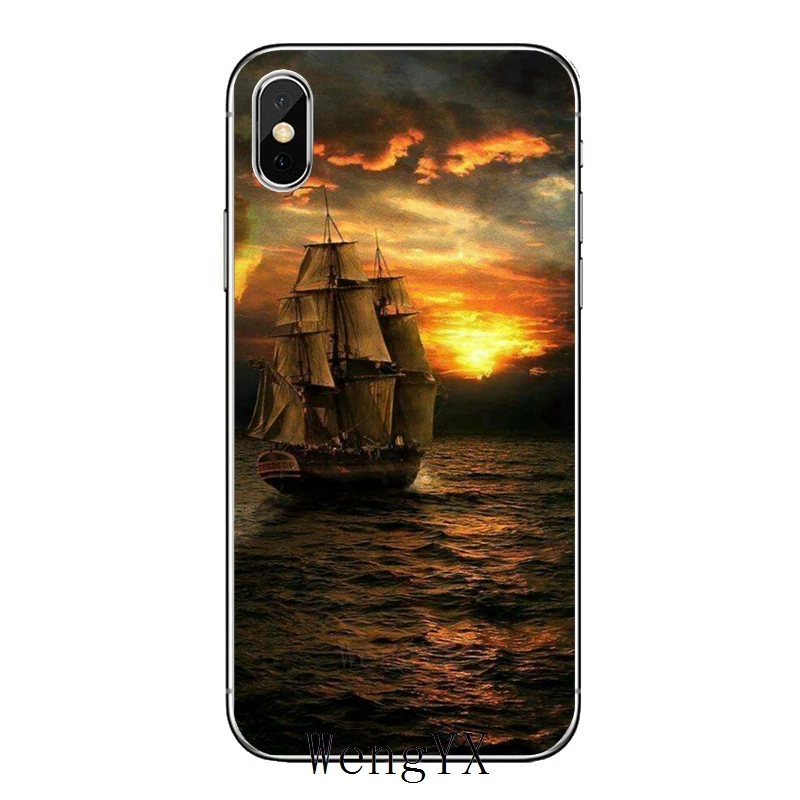 Парусный спорт прогулочный катер пиратский корабль чехол для Samsung Галактики M30 A70