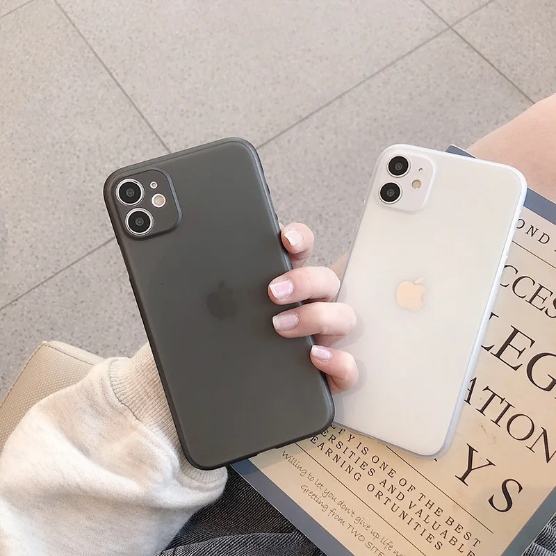 

Luxury Matte Silicone Shockproof Phone Case For iPhone 11 12 Pro Max Mini X Xs XR 7 8 Plus SE 2 2020 Lens Protection Thin Cover