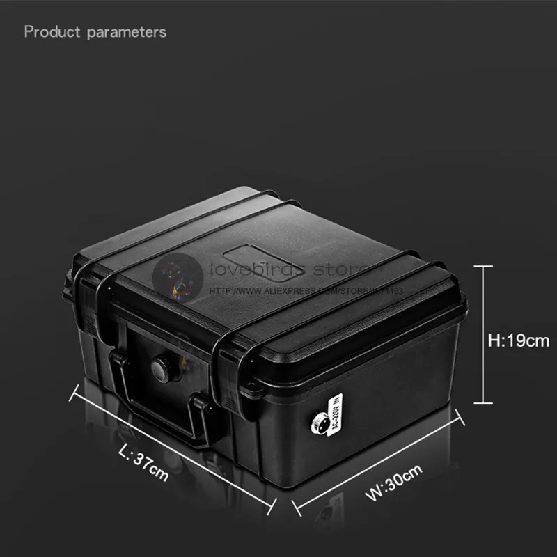 

UAV countermeasure suitcase drone portable jamming device capture Signal shielding 3 frequency bands High power 1-5KM