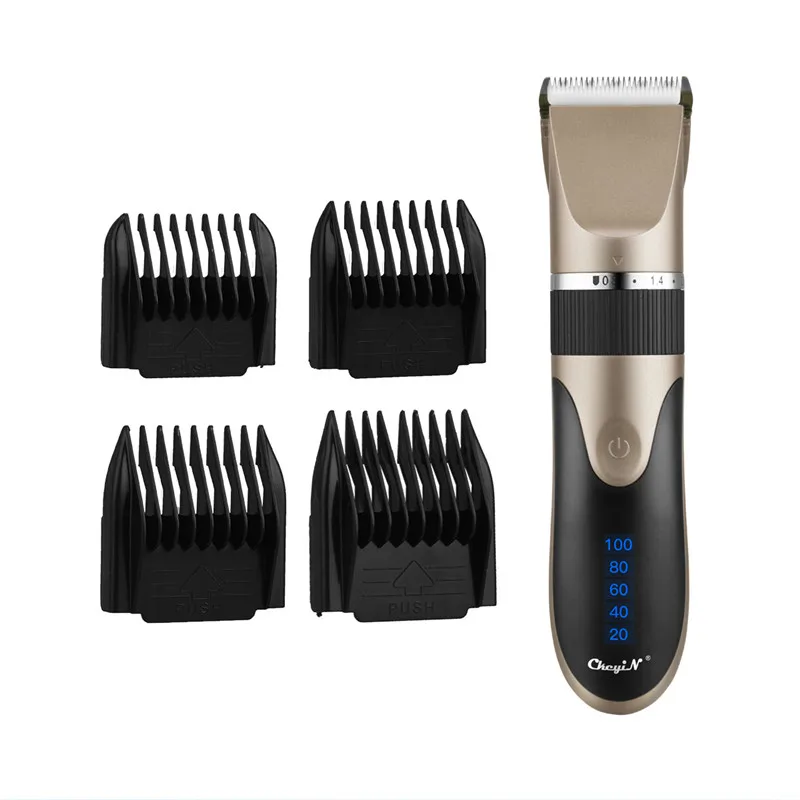 

Barber Professional Hair Clipper Hair Trimmer Beard Hair Trimer for Men DIY Cutter Electric Haircut Machine with Limit Combs